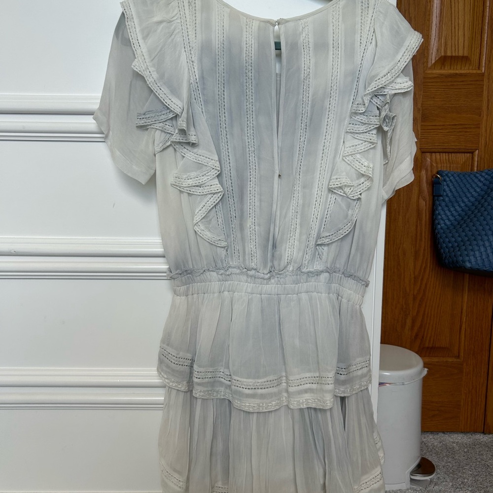 LOVESHACKFANCY NATASHA SILK DRESS - Picture 4 of 5